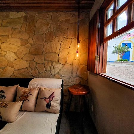 Casita Amarela Na Rua Mais Charmosa De Mucuge - Ba Villa Bagian luar foto
