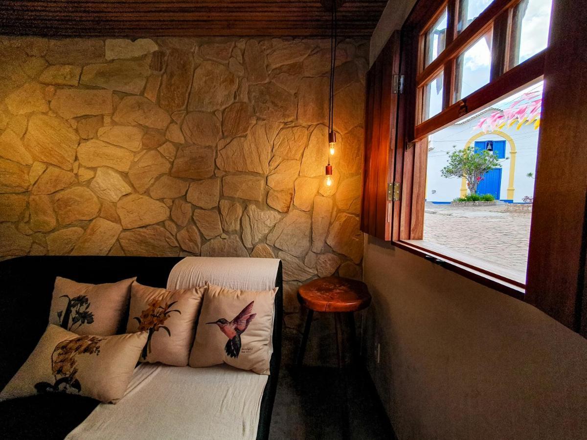 Casita Amarela Na Rua Mais Charmosa De Mucuge - Ba Villa Bagian luar foto