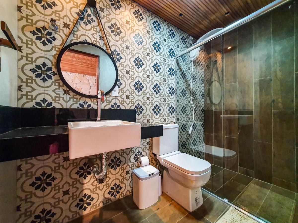 Casita Amarela Na Rua Mais Charmosa De Mucuge - Ba Villa Bagian luar foto