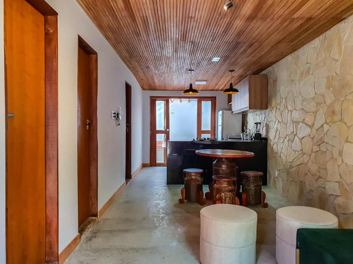 Casita Amarela Na Rua Mais Charmosa De Mucuge - Ba Villa Bagian luar foto
